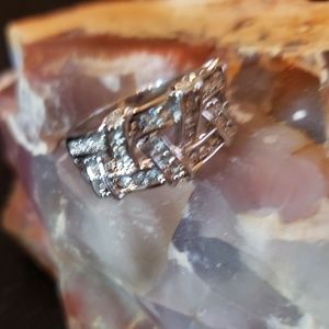 Basketweave style ring